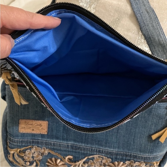 Rainbow zipper Handmade purse - Picture 7 of 10